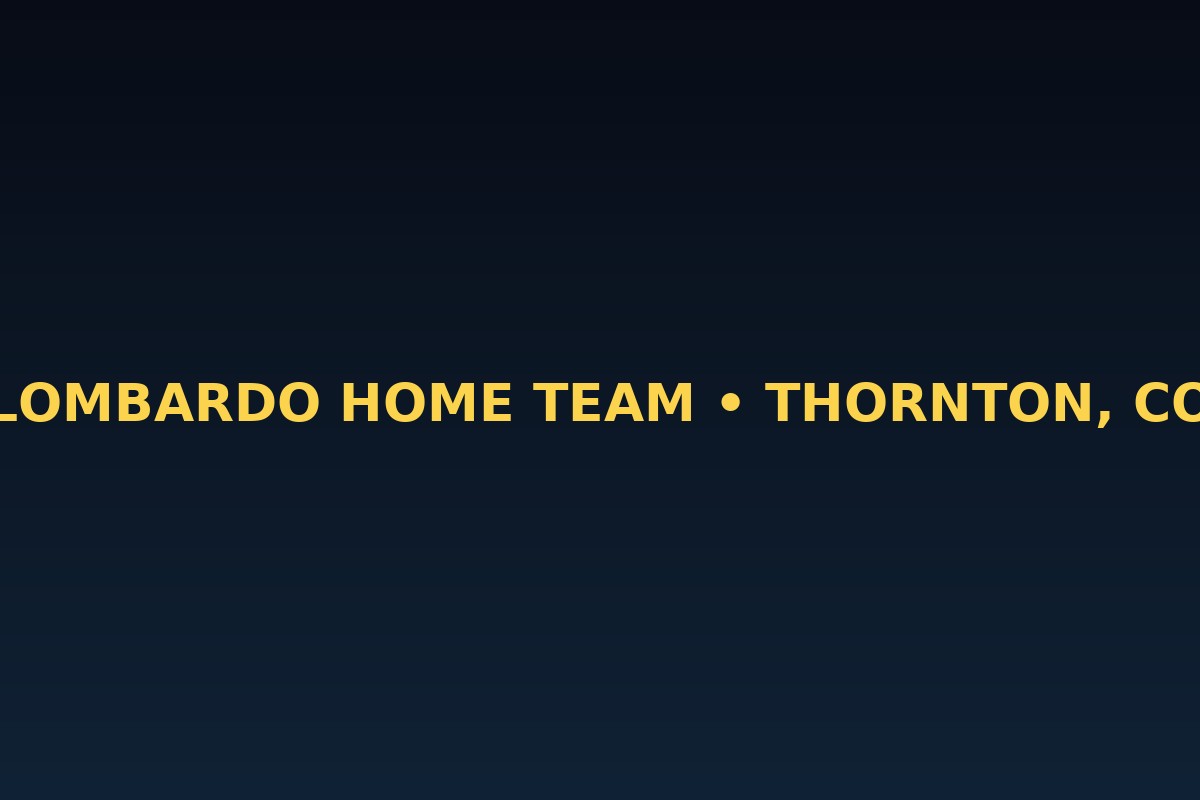 Thornton Colorado home exterior